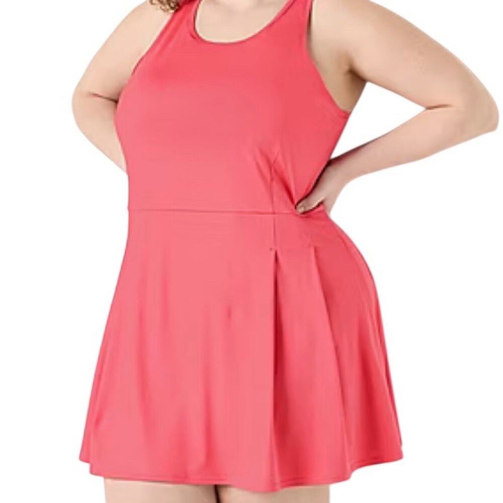 Xersion Coral Pink Sleeveless Mini Dress